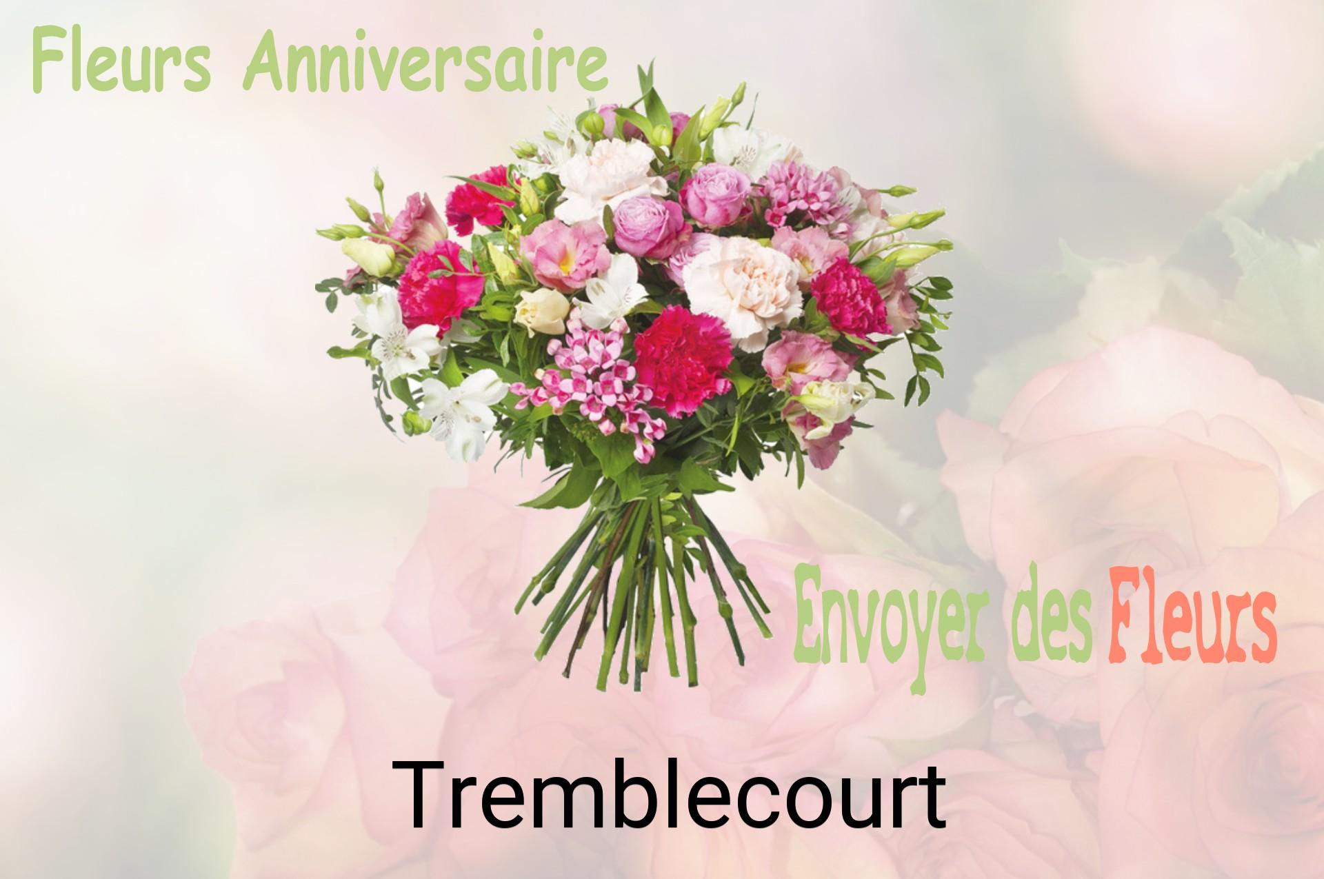 Bouquet de fleurs d’anniversaire livré à Tremblecourt